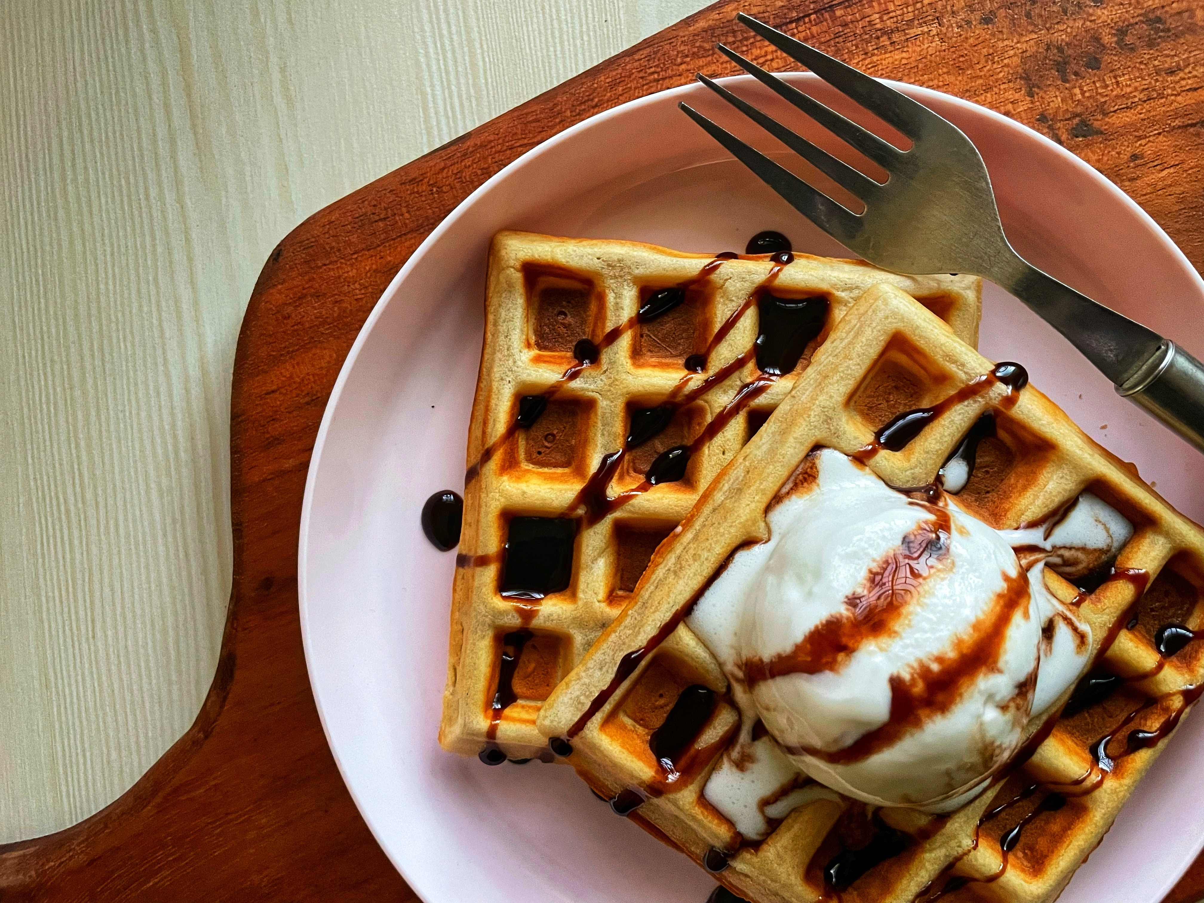 Waffle Coklat